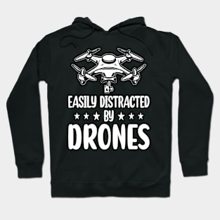 Easily Distracted By Drone Vintage Hoodie